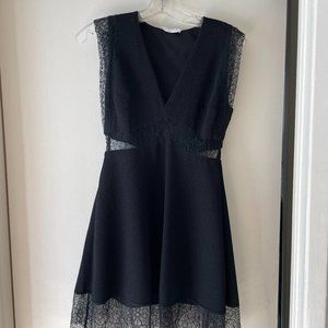 Sandro Black Lace Dress